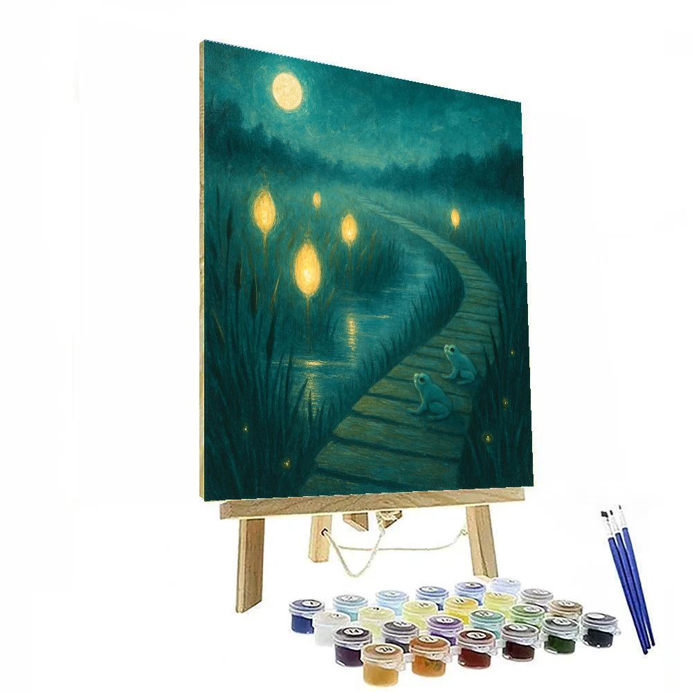 Wispwalk Over Reed Marsh paint by color