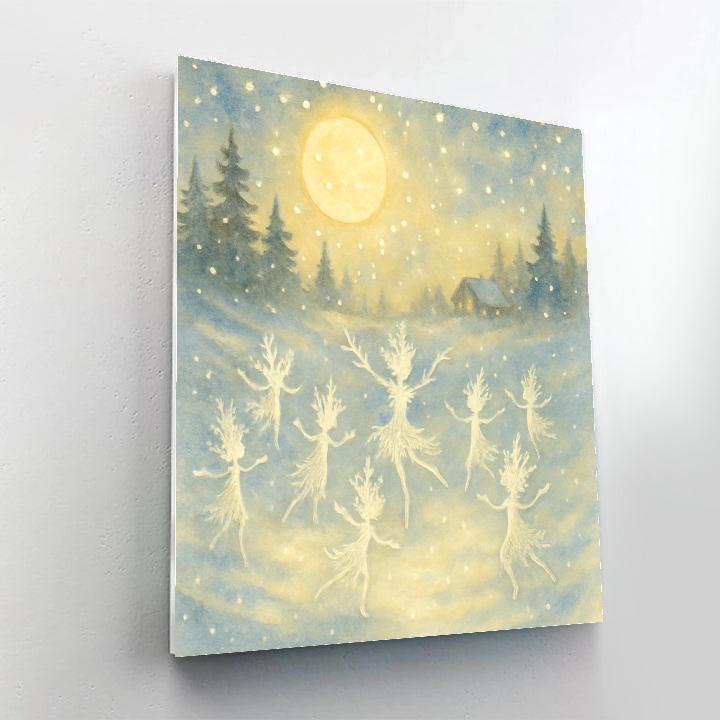 Snowflake Children Of The Clearing paint by number