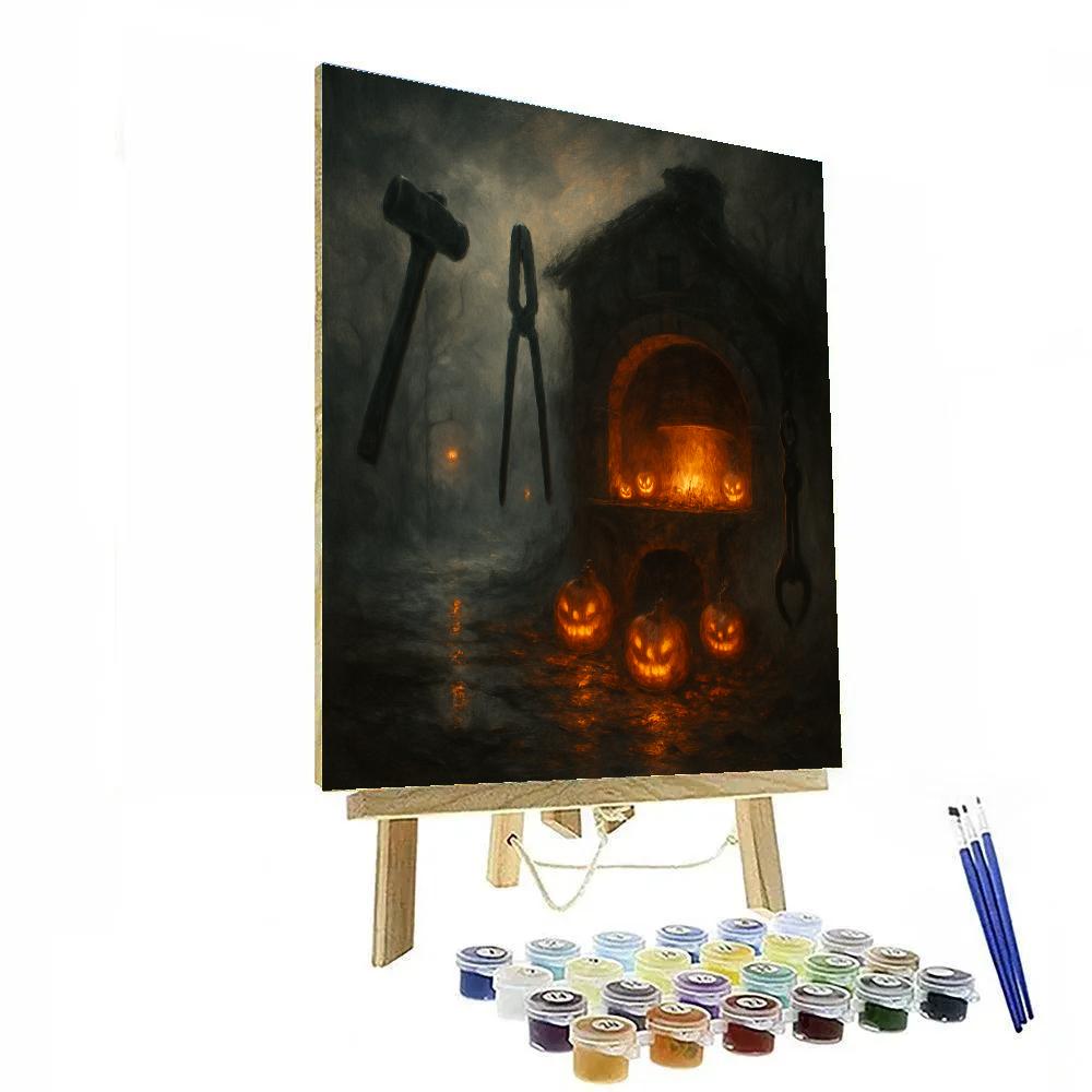 The Fogforge Crossing Number painting