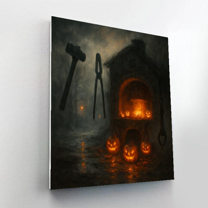 The Fogforge Crossing Number painting