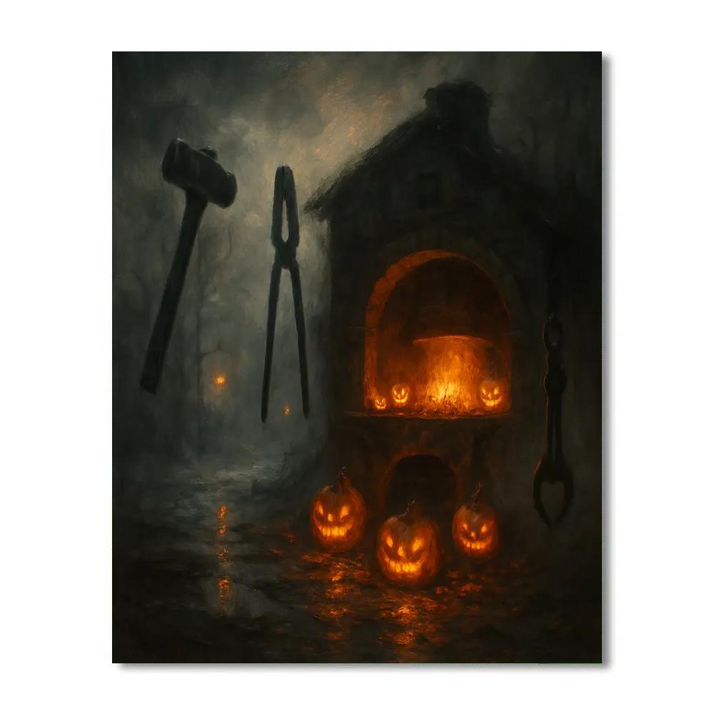 The Fogforge Crossing Number painting