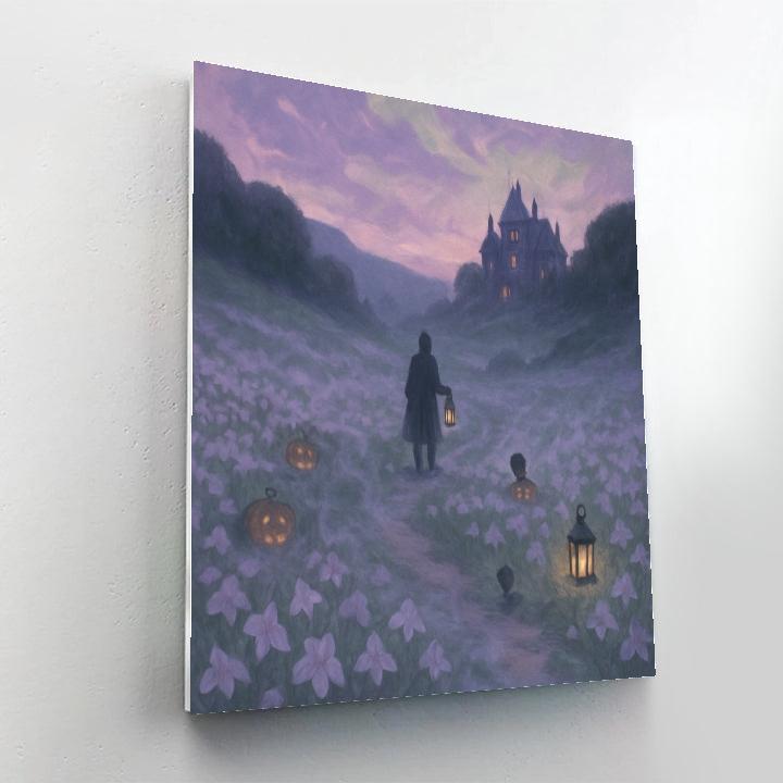 Haunted Lavender Hollow DIY paint by numbers
