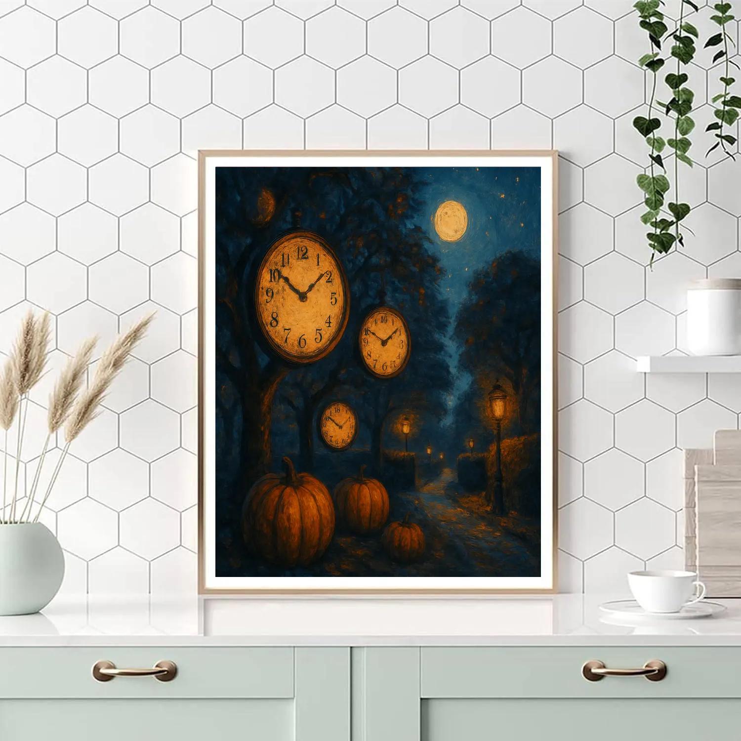 The Orchard Of Hollow Clocks Numbered painting kits