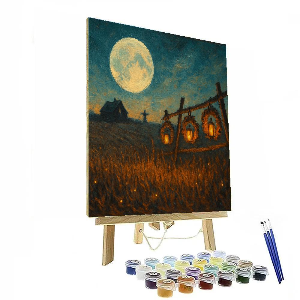 The Threshed Field Of Fireflies Paint by numbers art