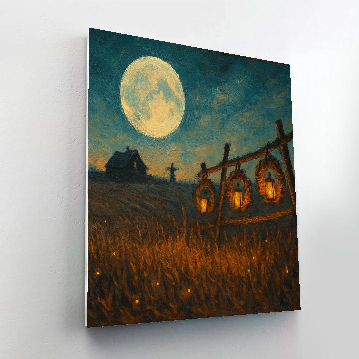 The Threshed Field Of Fireflies Paint by numbers art
