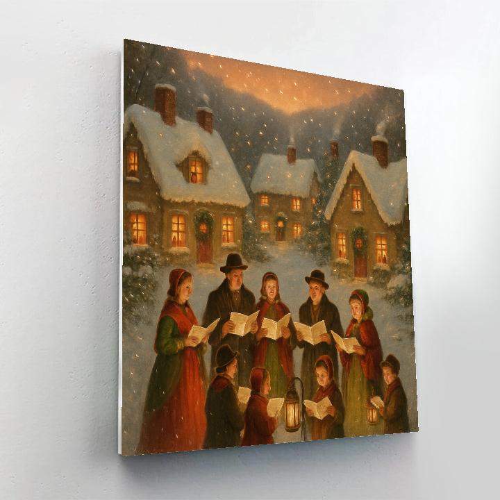 Cottage Choir At The Hollow Paint by numbers art