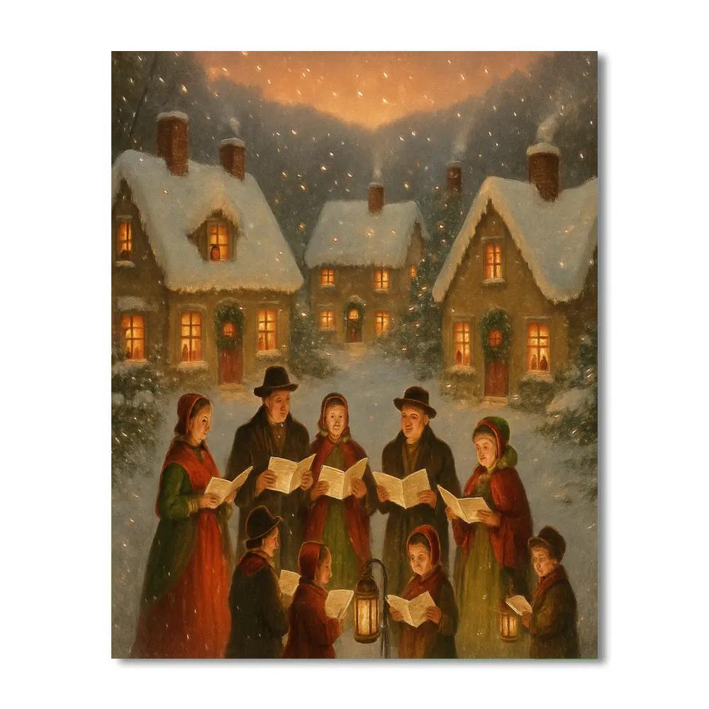 Cottage Choir At The Hollow Paint by numbers art