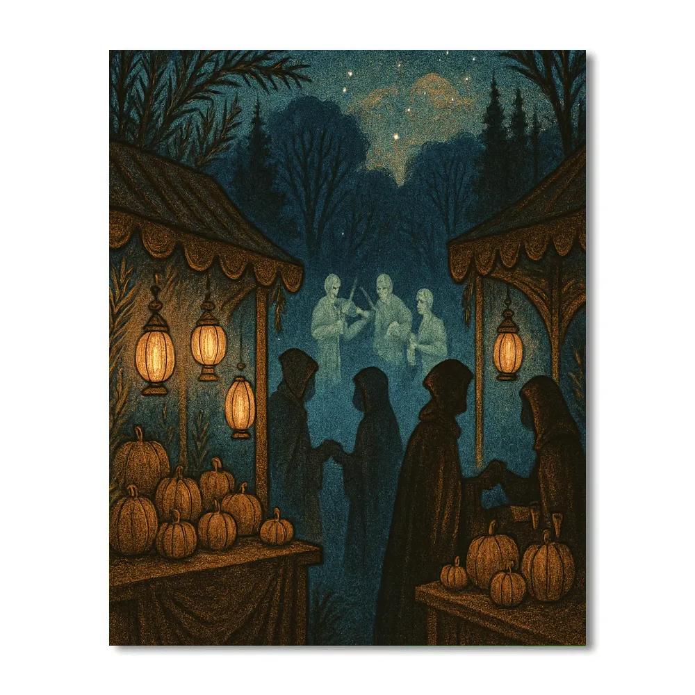 Rosemary Hollow Lantern Fair paint by numbers