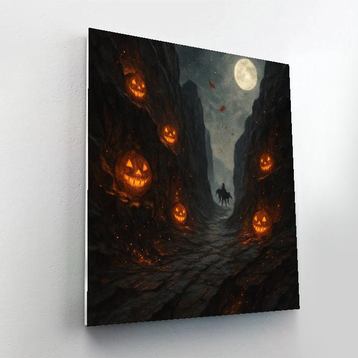 The Emberline Pass Number painting