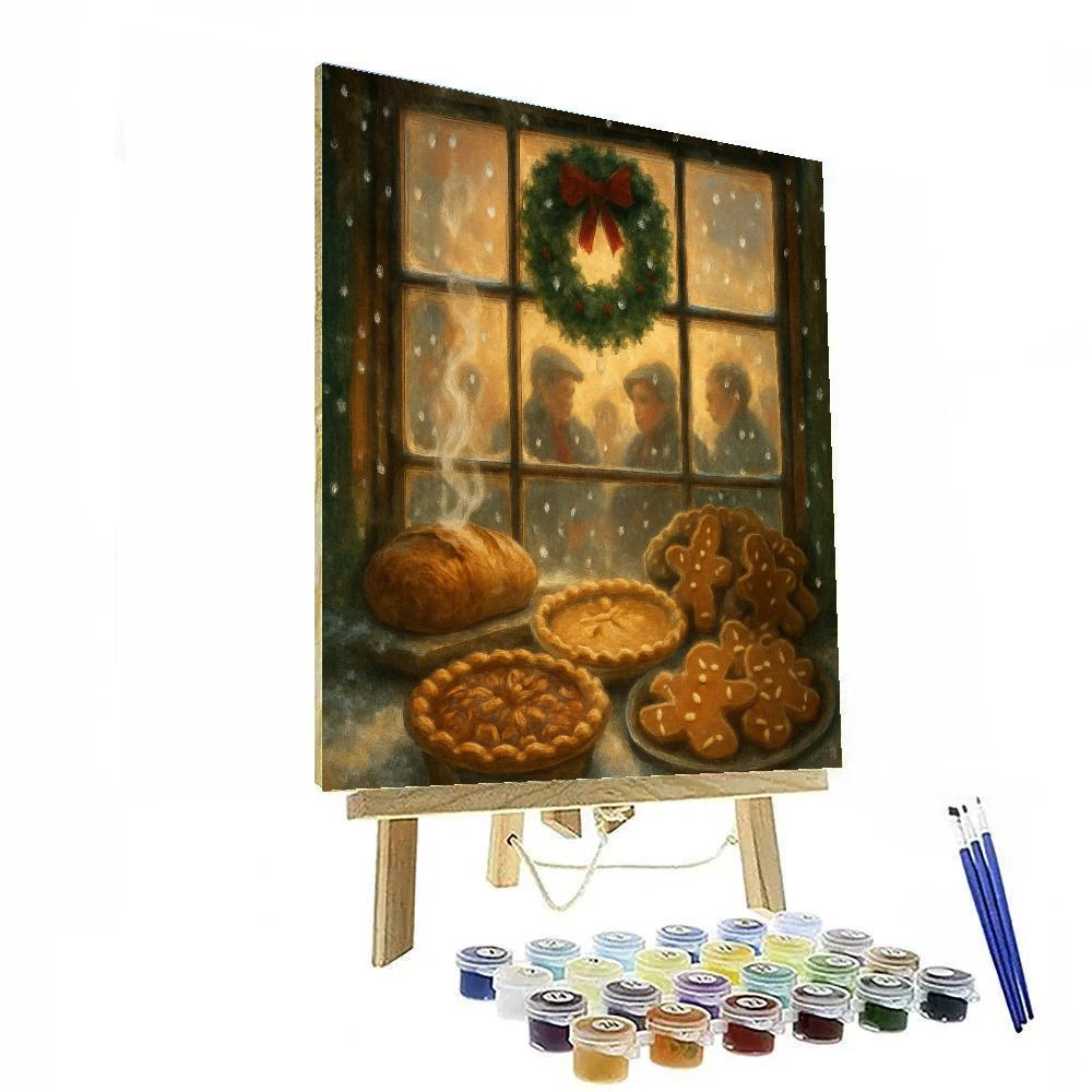 Quiet Bakery Window At Noon DIY paint by numbers