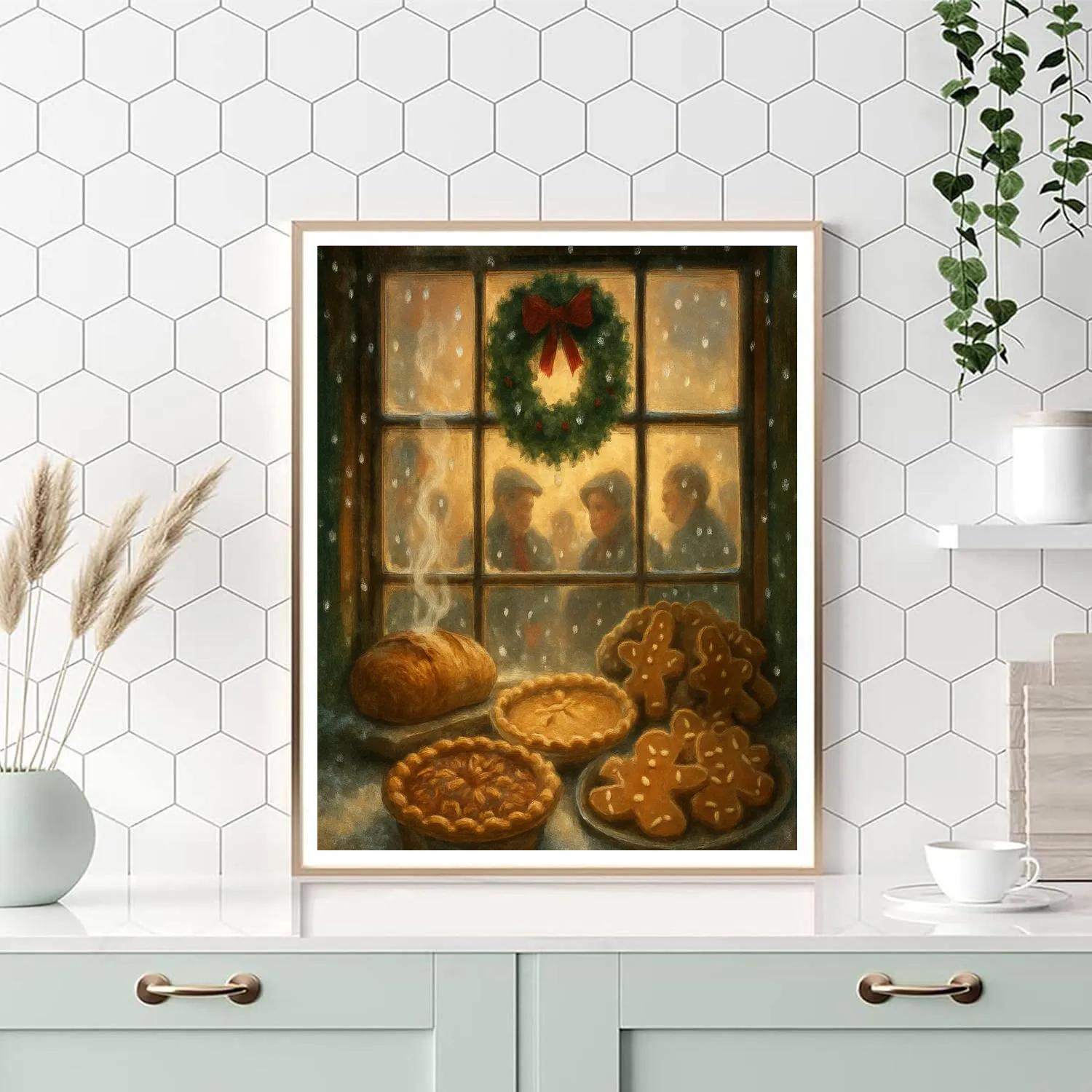 Quiet Bakery Window At Noon DIY paint by numbers