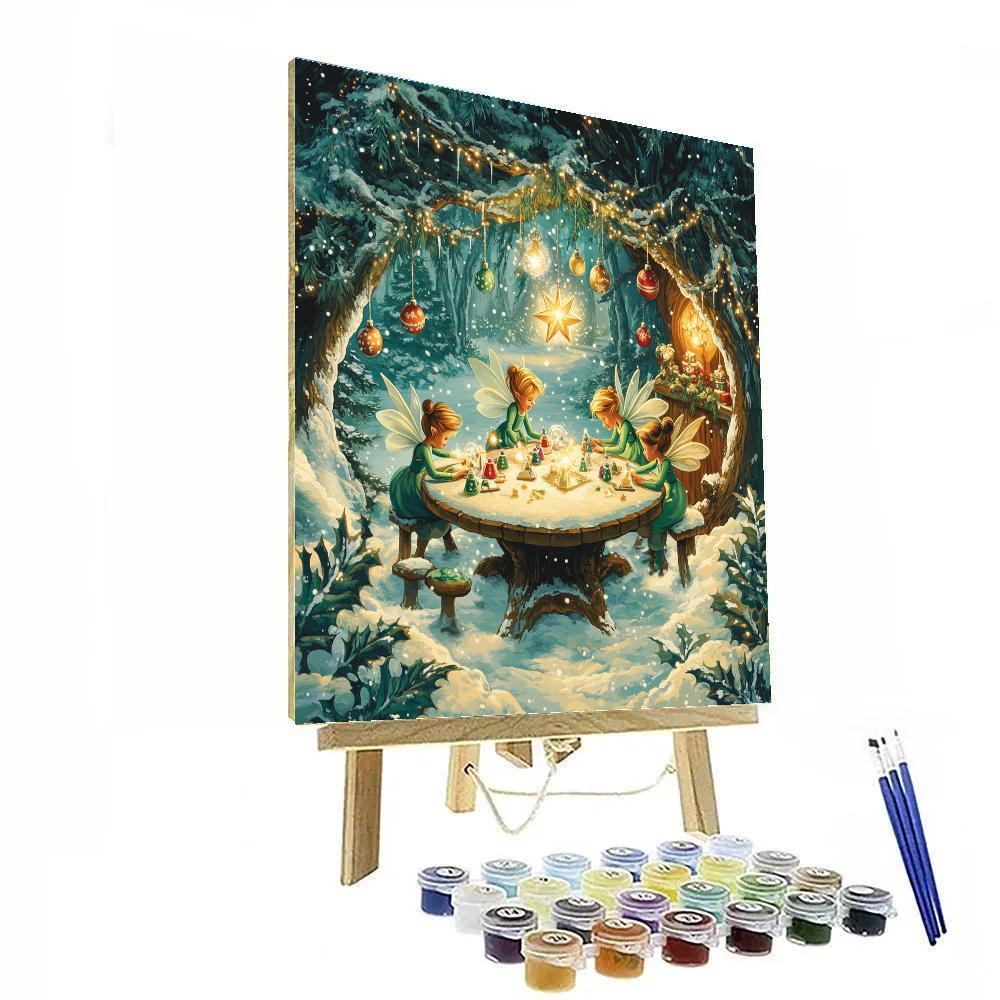 Tinker Bells Frosty Workshop Paint by numbers kits