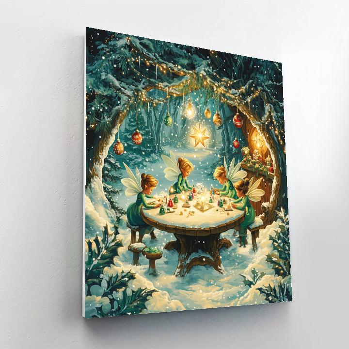 Tinker Bells Frosty Workshop Paint by numbers kits