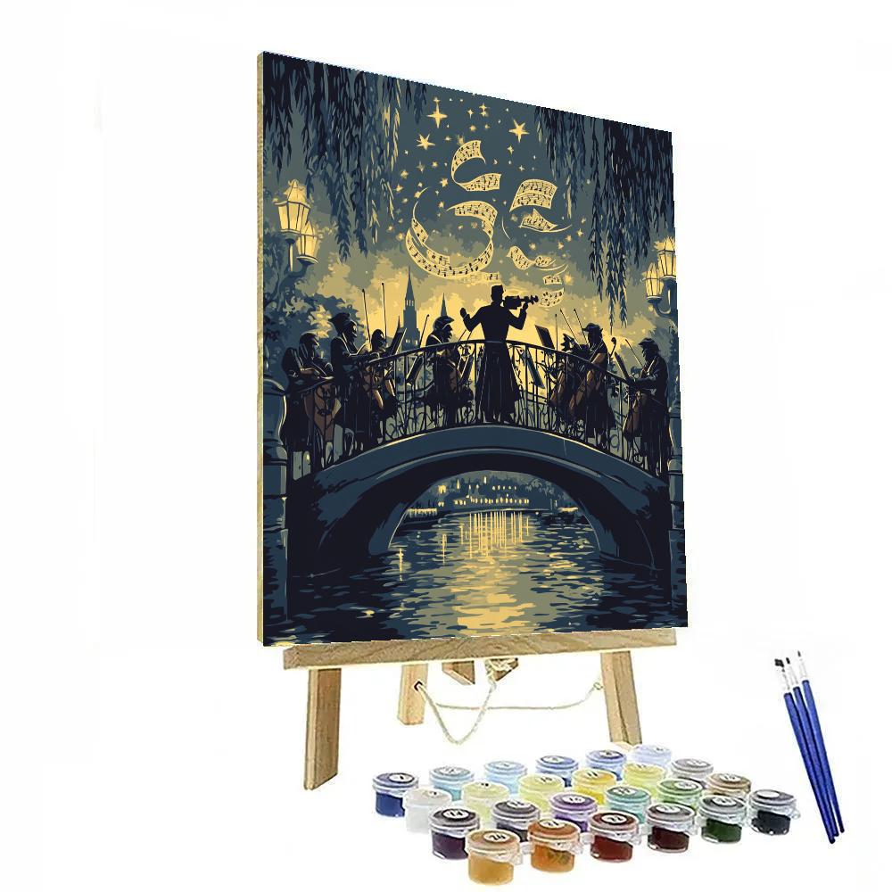 Haunted Orchestra On The Moat Bridge Numbered painting kits