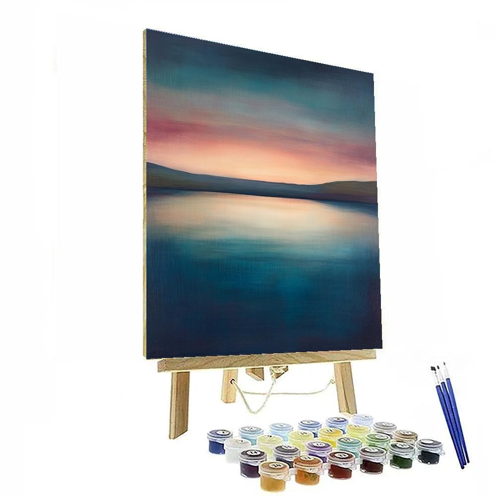 Rothko Inspired Quiet Lake Reflection Painting by numbers kit
