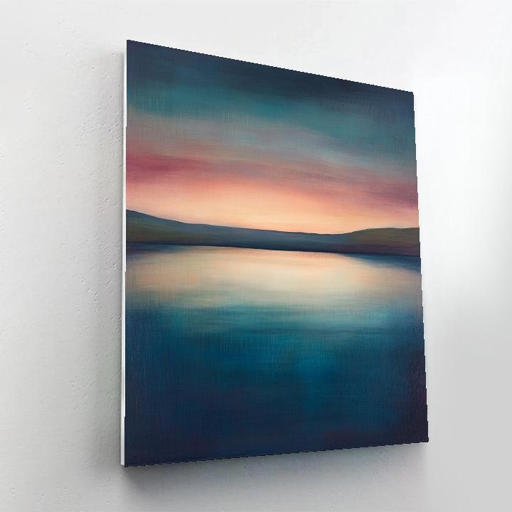 Rothko Inspired Quiet Lake Reflection Painting by numbers kit