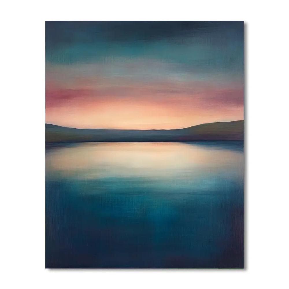 Rothko Inspired Quiet Lake Reflection Painting by numbers kit