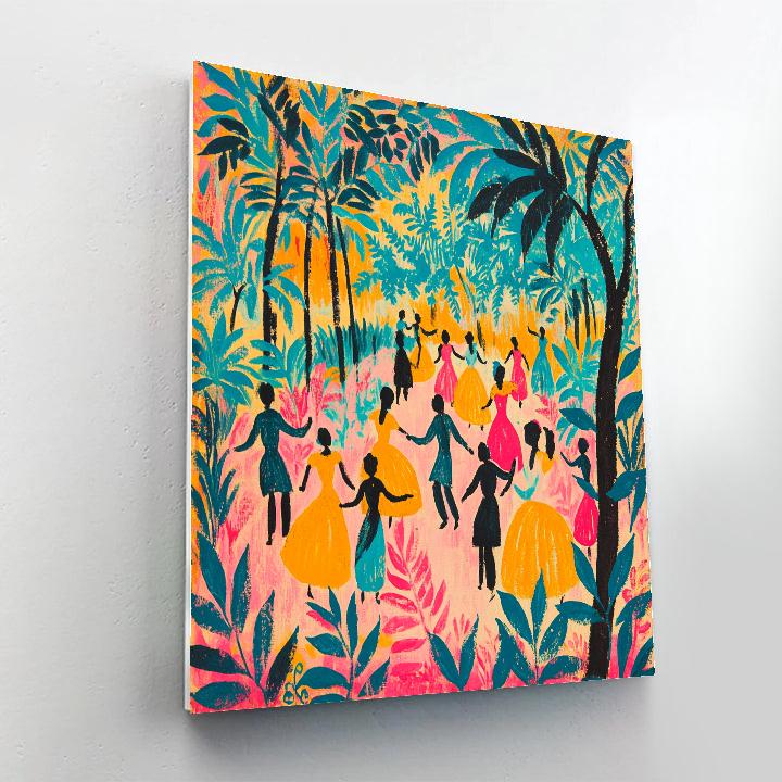 Matisse Inspired Joyful Garden Party Number painting