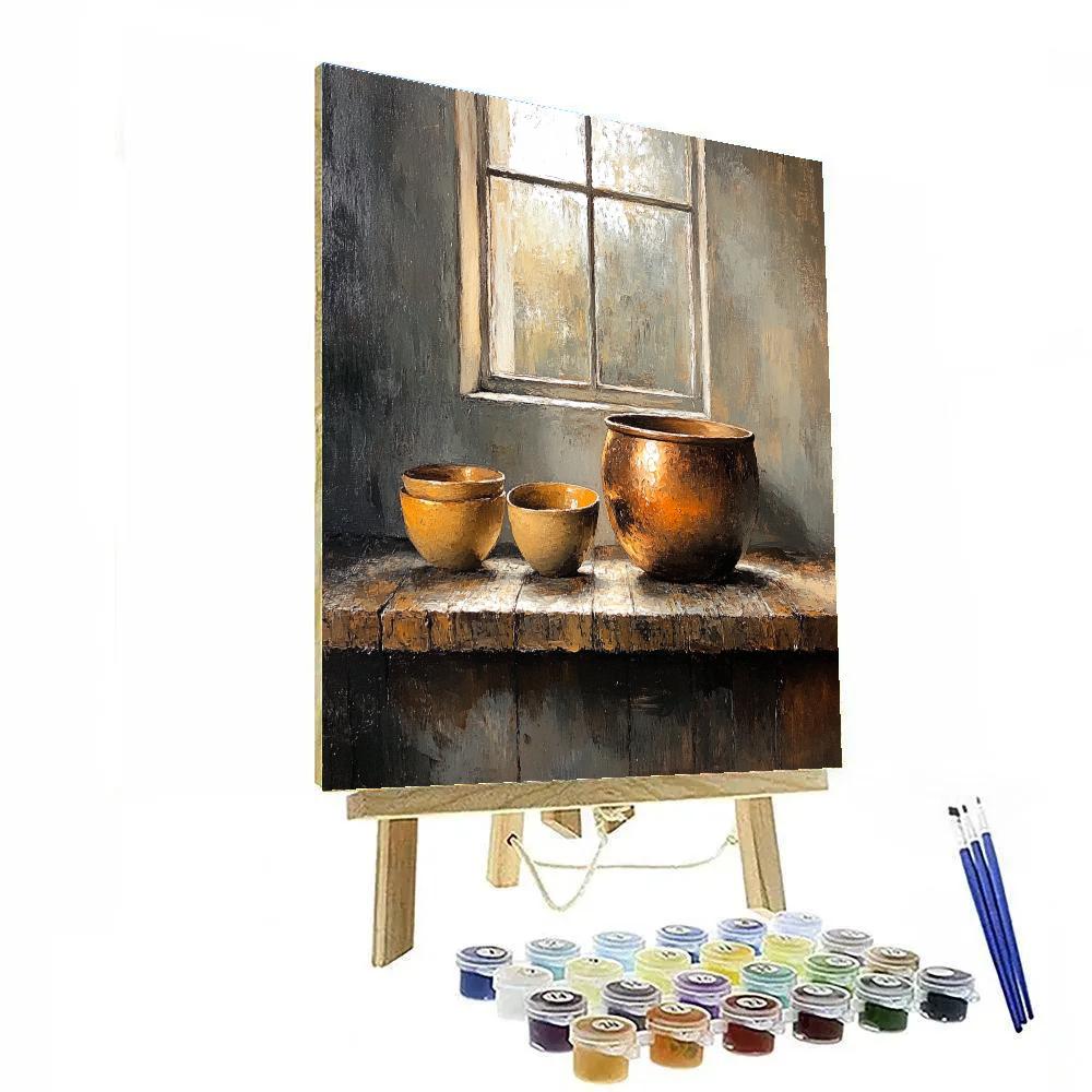 Diego Velázquez Inspired Earthenware And Copper Vessels Painting by numbers kit