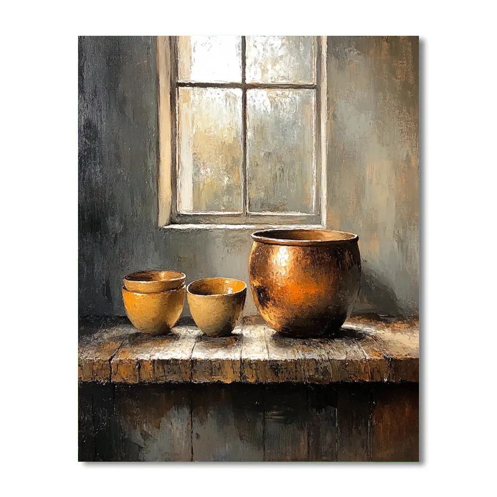 Diego Velázquez Inspired Earthenware And Copper Vessels Painting by numbers kit