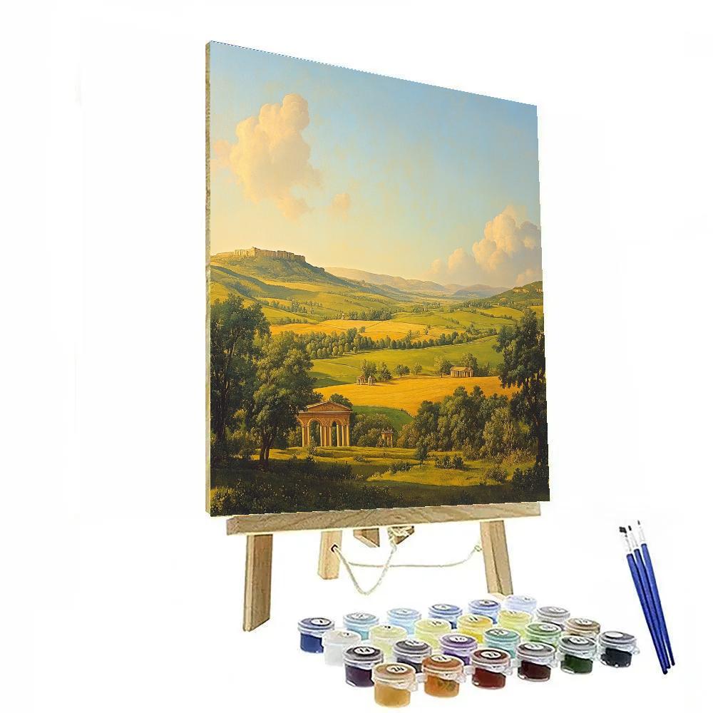 Raphael Inspired Luminous Renaissance Countryside paint by color