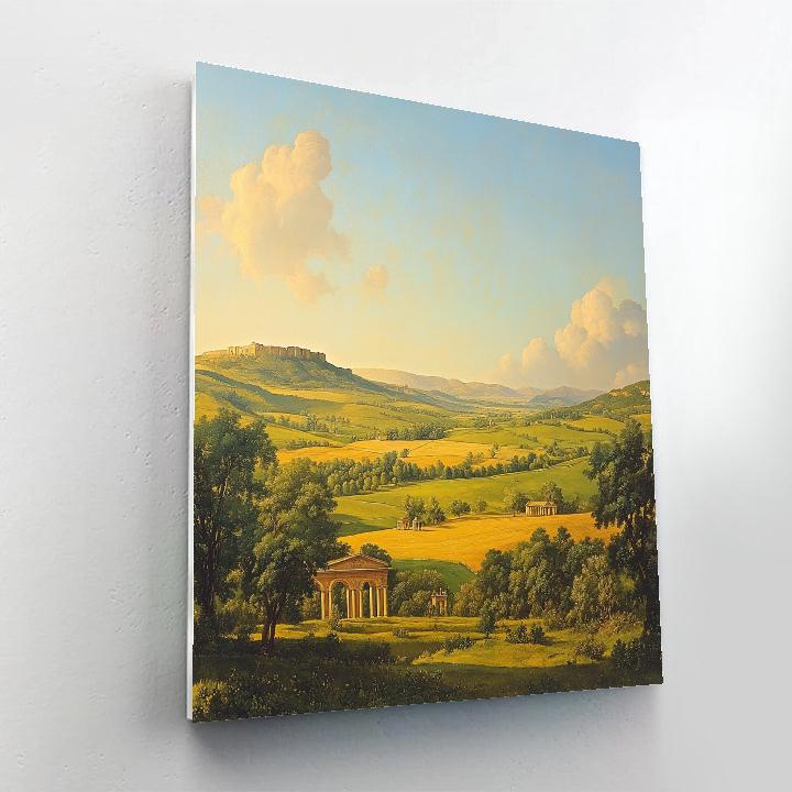 Raphael Inspired Luminous Renaissance Countryside paint by color