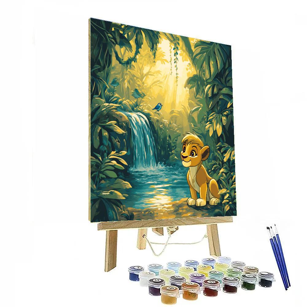 Simba Jungle Discovery Disney Inspired Paint by numbers kits