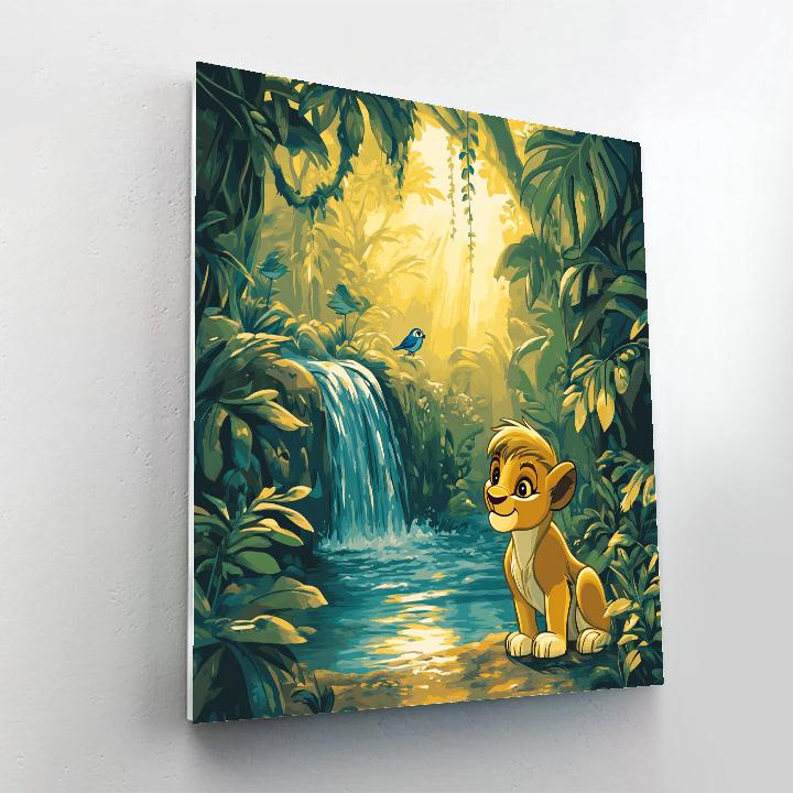 Simba Jungle Discovery Disney Inspired Paint by numbers kits