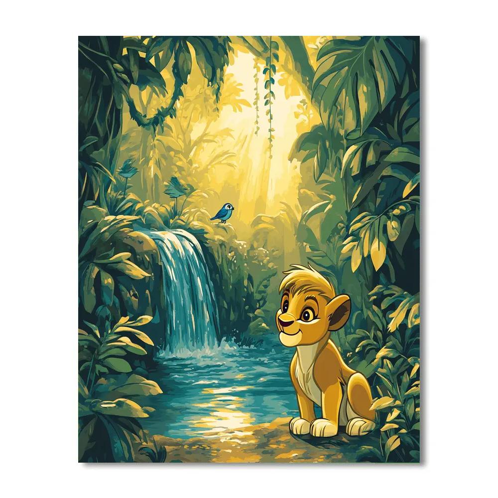 Simba Jungle Discovery Disney Inspired Paint by numbers kits