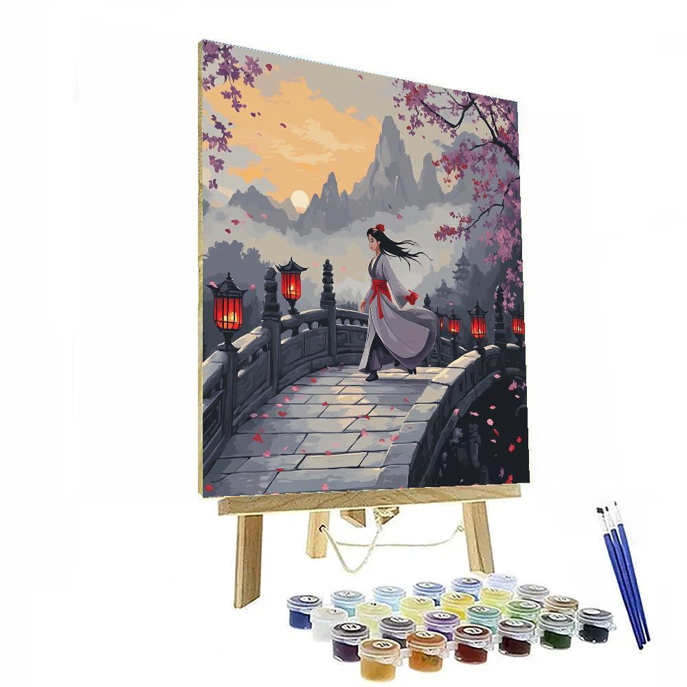 Mulan Courageous Walk Disney Inspired paint by numbers