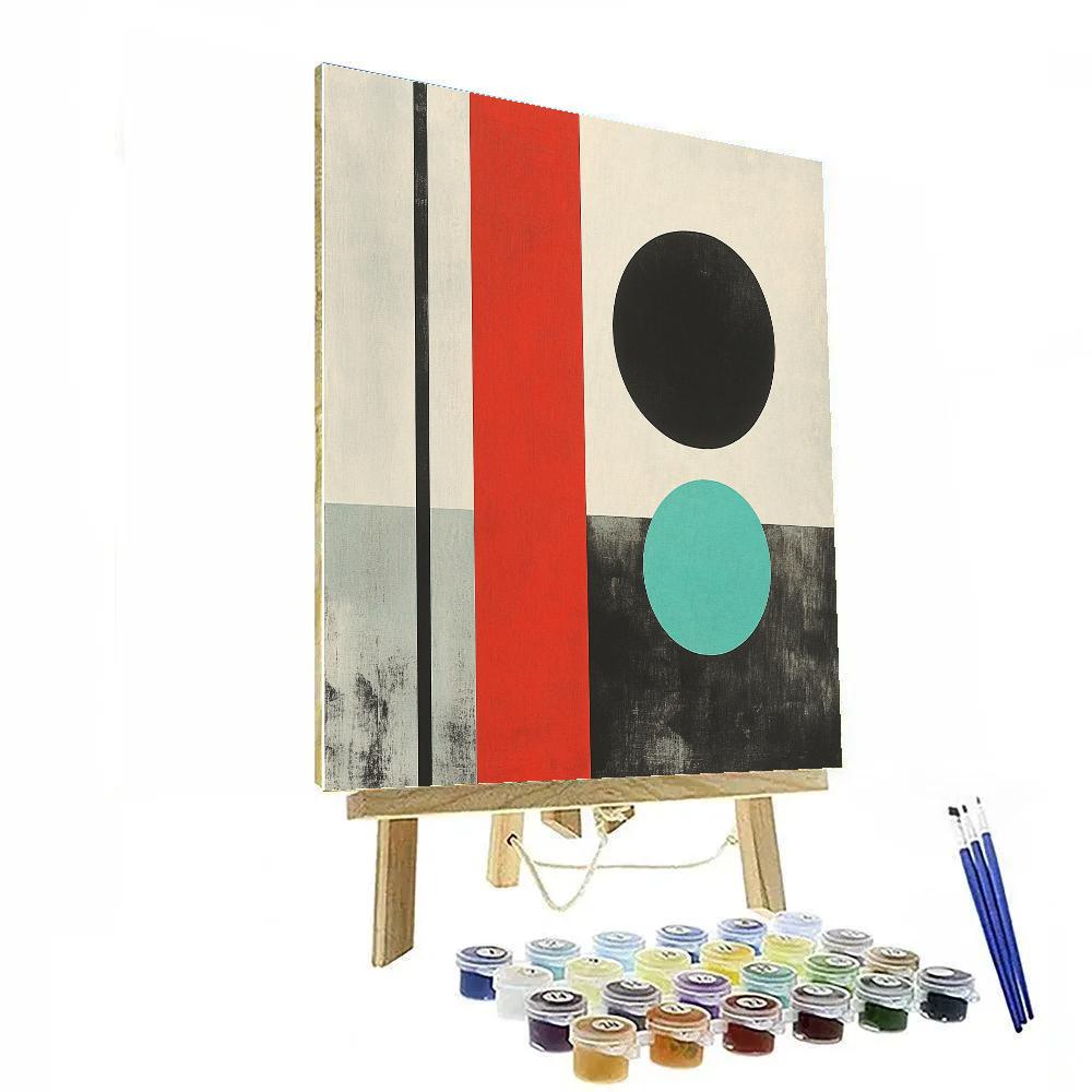 Kazimir Malevich Inspired Void Balance Numbered painting kits