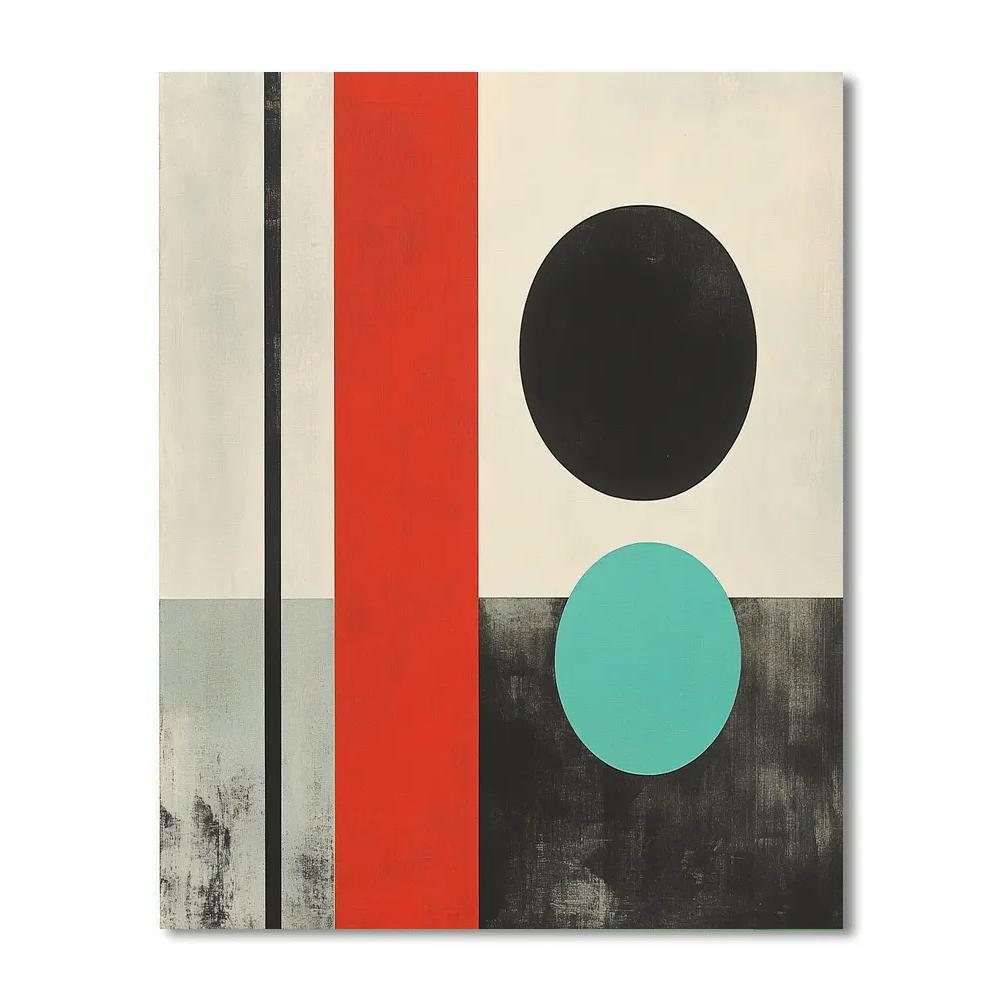 Kazimir Malevich Inspired Void Balance Numbered painting kits