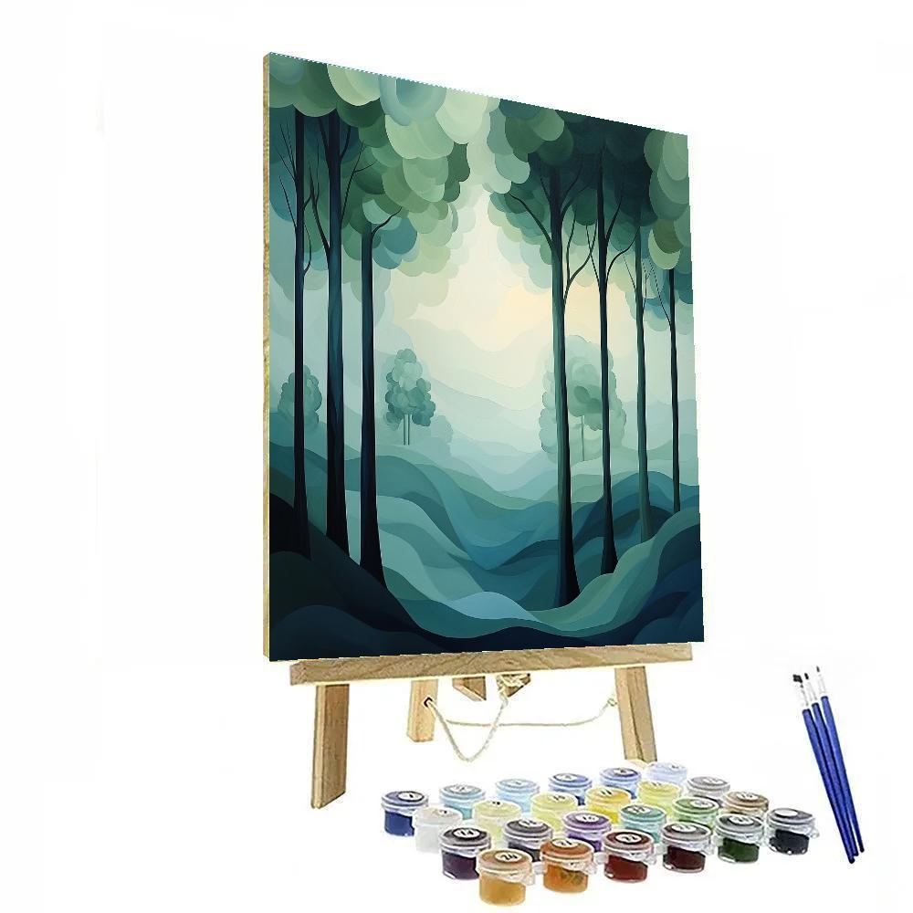 Max Ernst Inspired Enchanted Forest Dreamscape Paint by numbers kits
