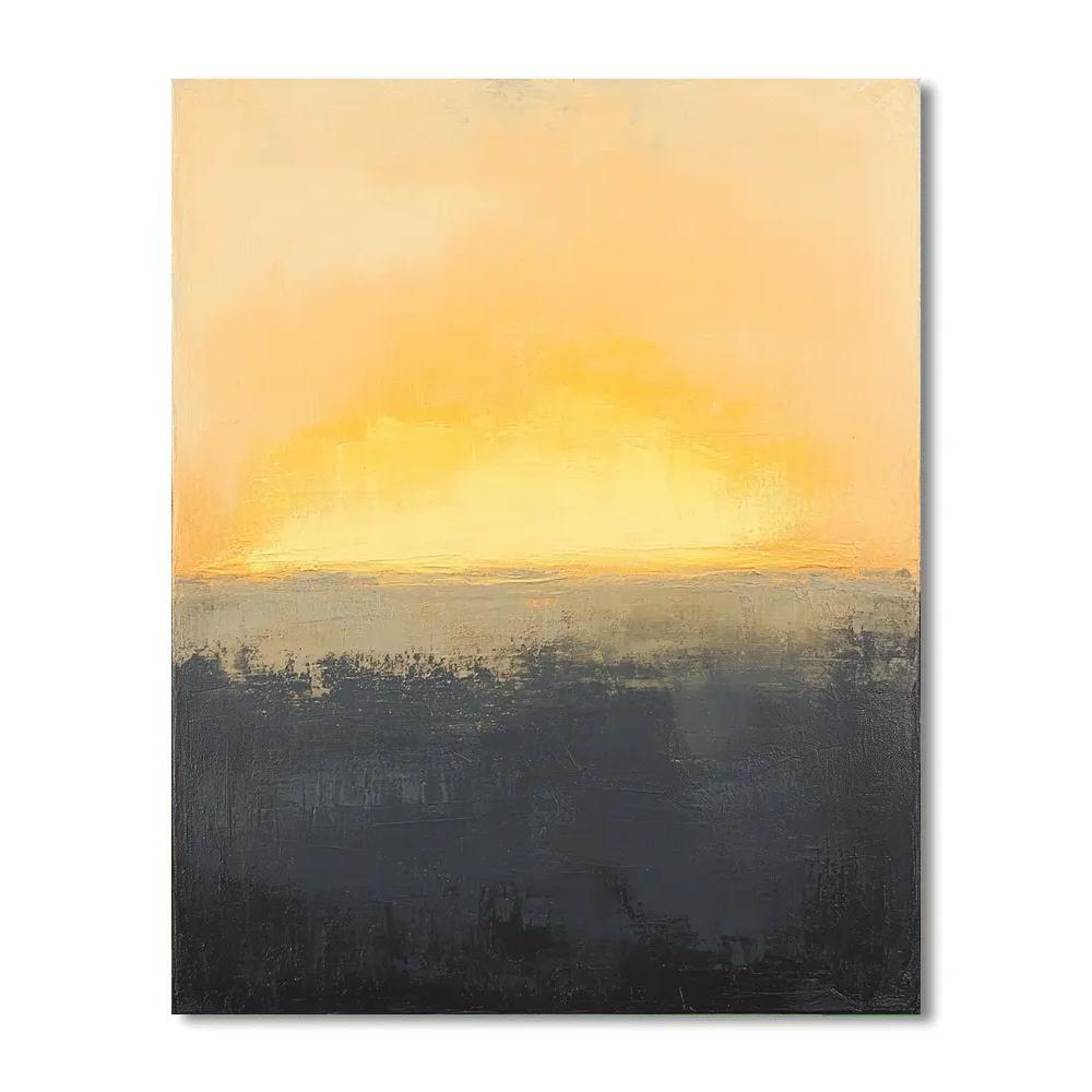 Mark Rothko Inspired Dawn Over Silent Nebula painting number kit