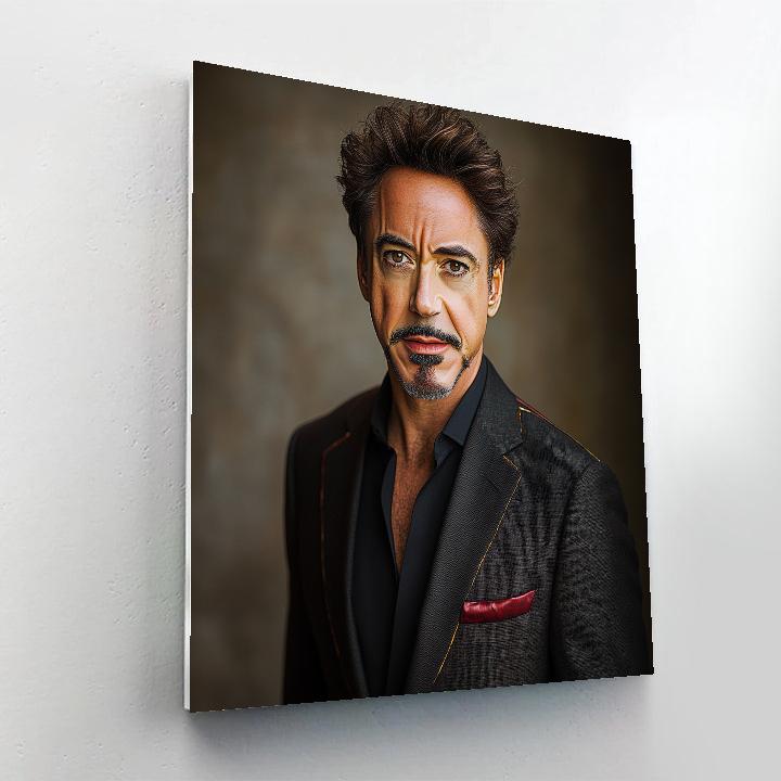 Robert Downey Jr Ironclad Elegance Of A Modern Alchemist paint by numbers