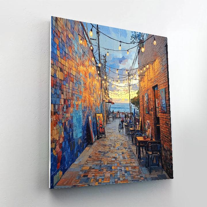 Street Art Alley In Barranco Lima Peru Paint by numbers kits