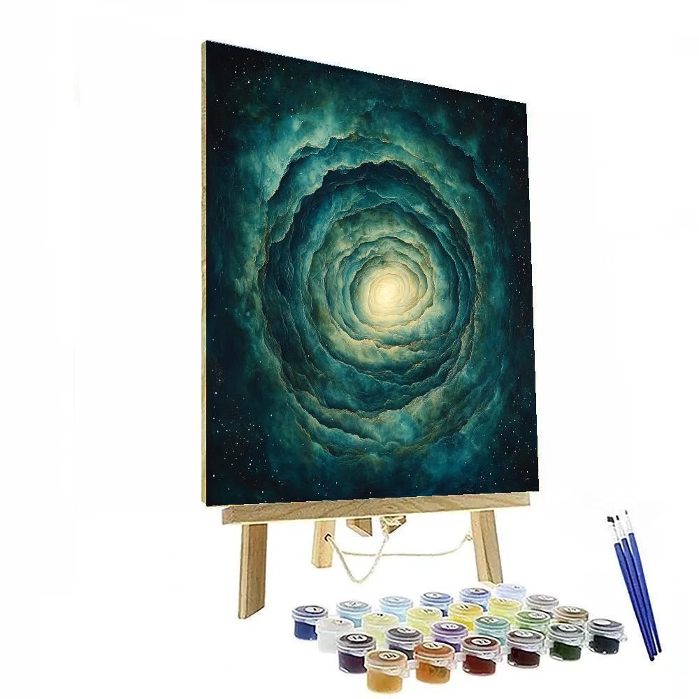 Michelangelo Inspired Nebular Forge Numbered painting kits