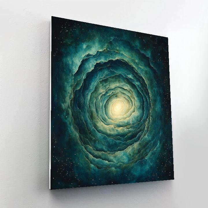 Michelangelo Inspired Nebular Forge Numbered painting kits