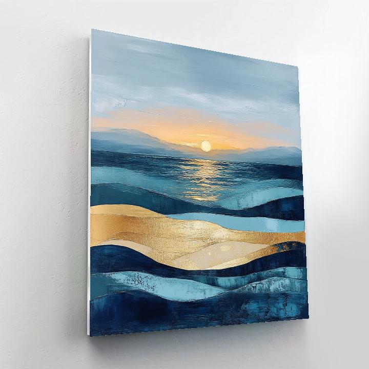 Paul Cézanne Inspired Silent Tides Of Color Number painting