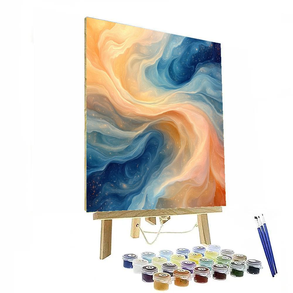 Edgar Degas Inspired Cosmic Ballet Of Nebulae DIY paint by numbers