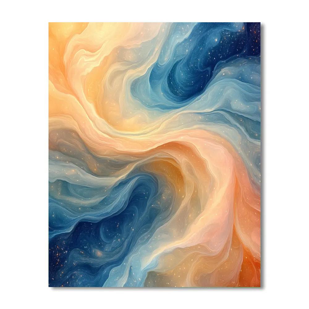 Edgar Degas Inspired Cosmic Ballet Of Nebulae DIY paint by numbers
