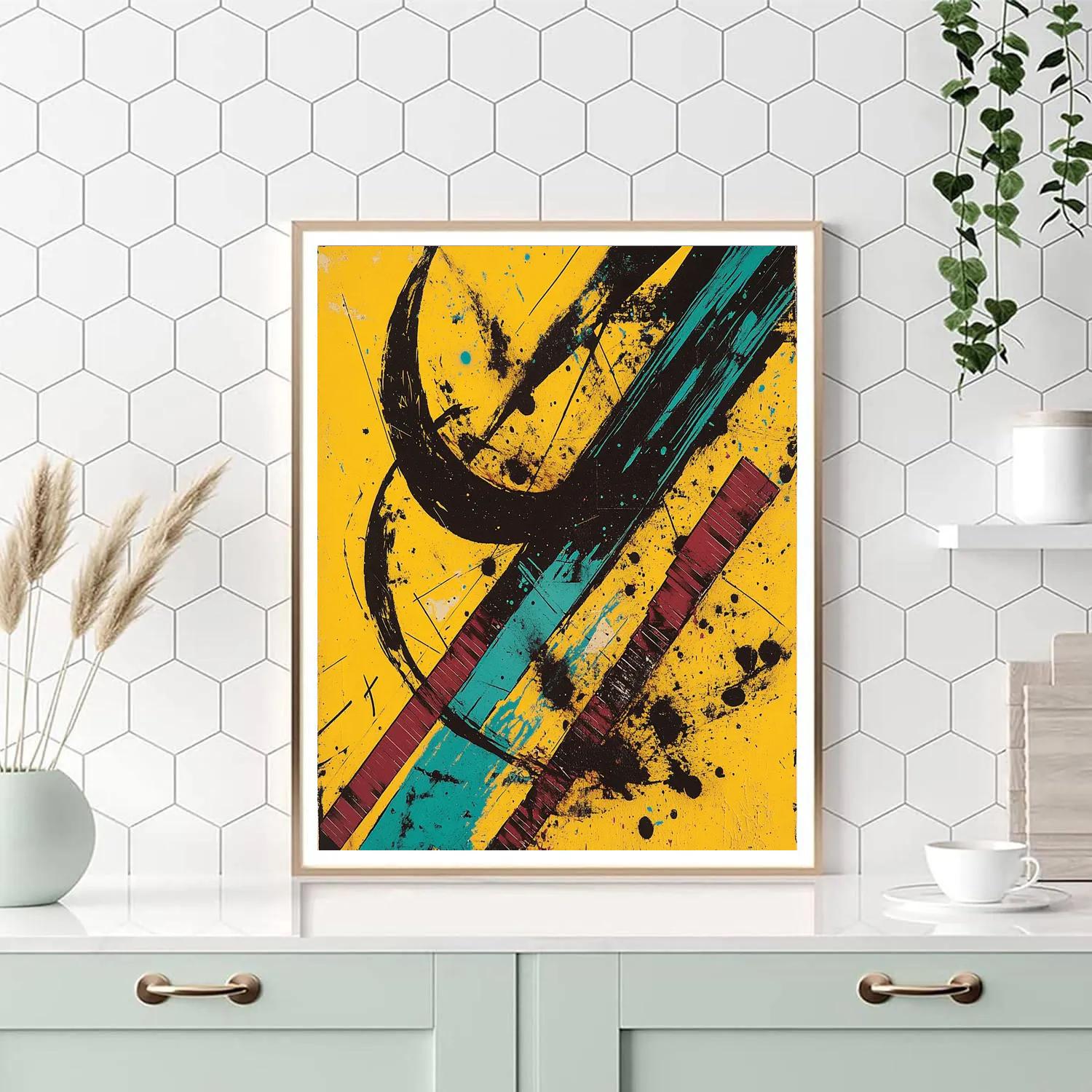 Jean-Michel Basquiat Inspired Stellar Graffiti Painting by numbers kit