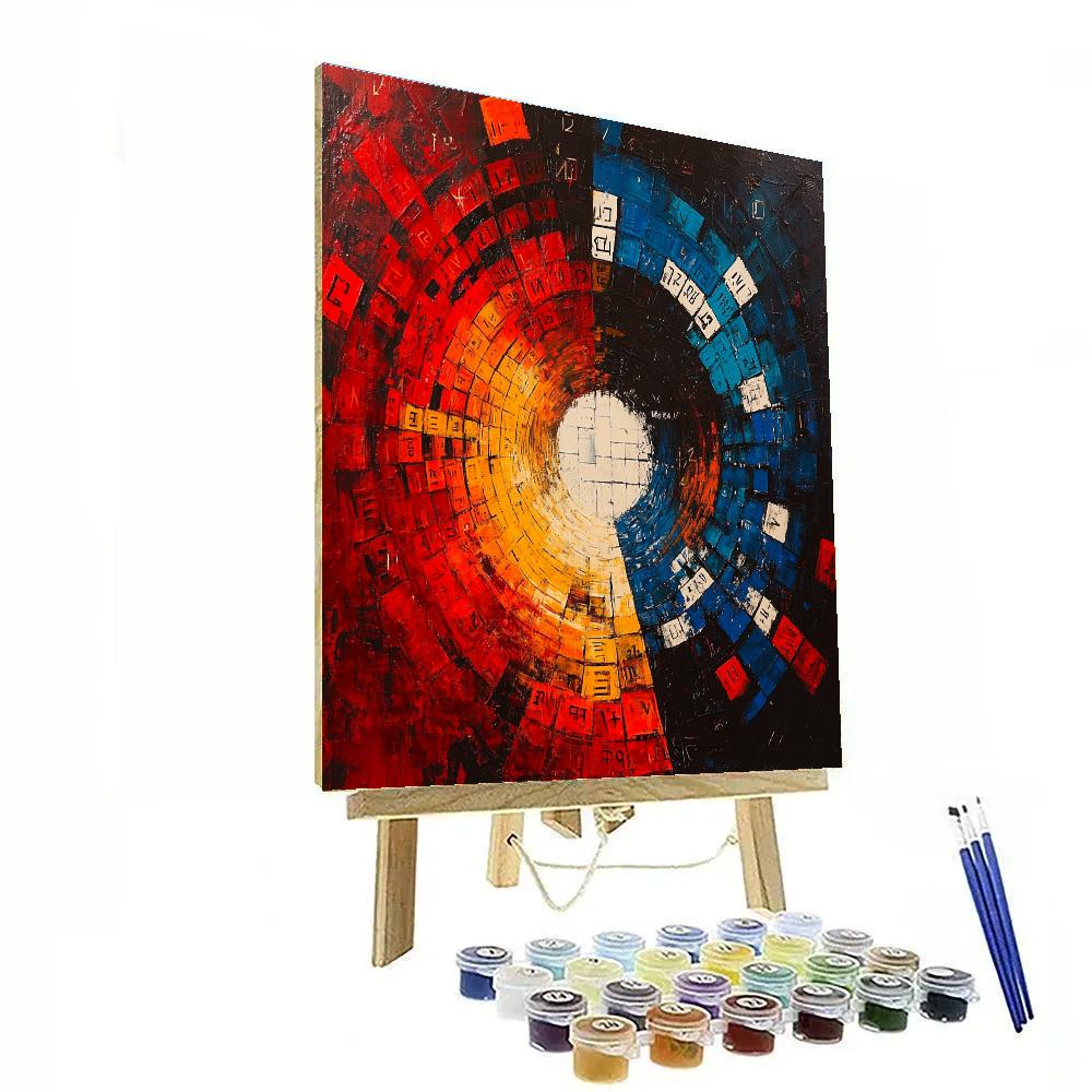 Jean-Michel Basquiat Inspired Nebula Echoes Of Identity Paint by numbers art