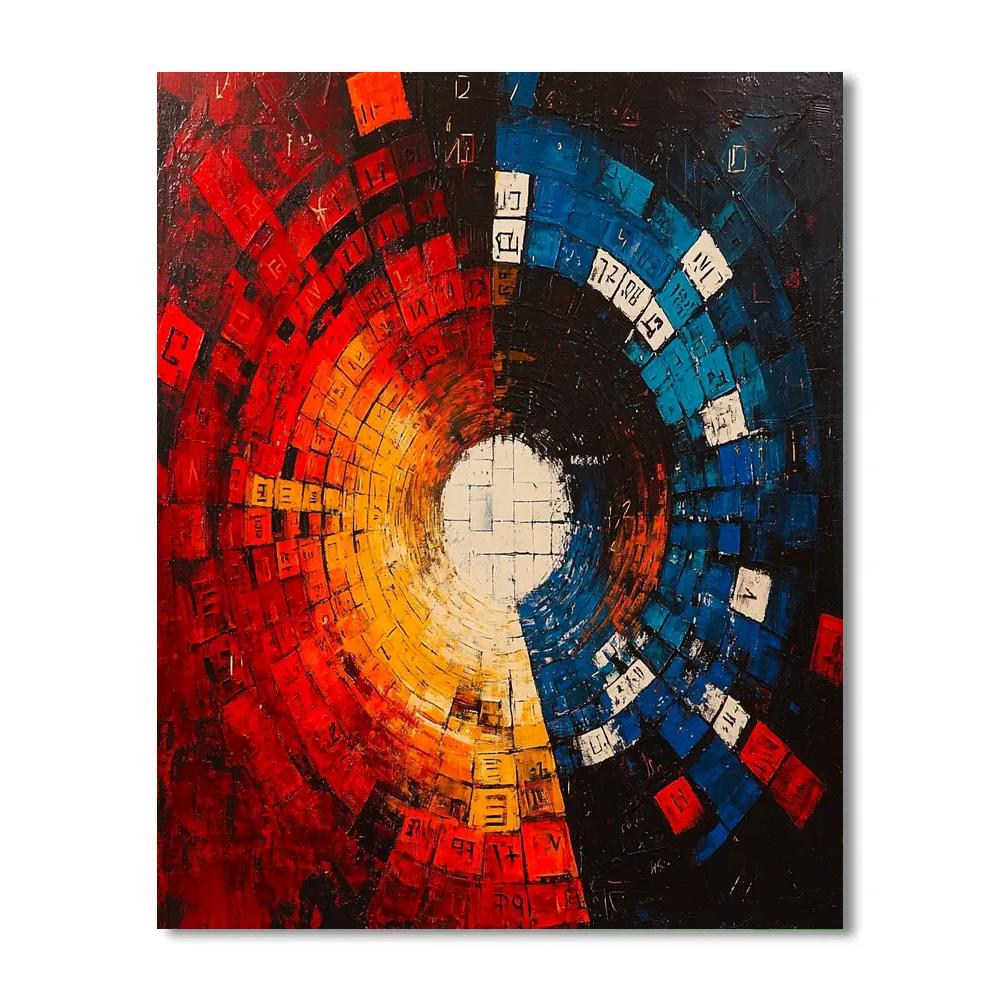 Jean-Michel Basquiat Inspired Nebula Echoes Of Identity Paint by numbers art