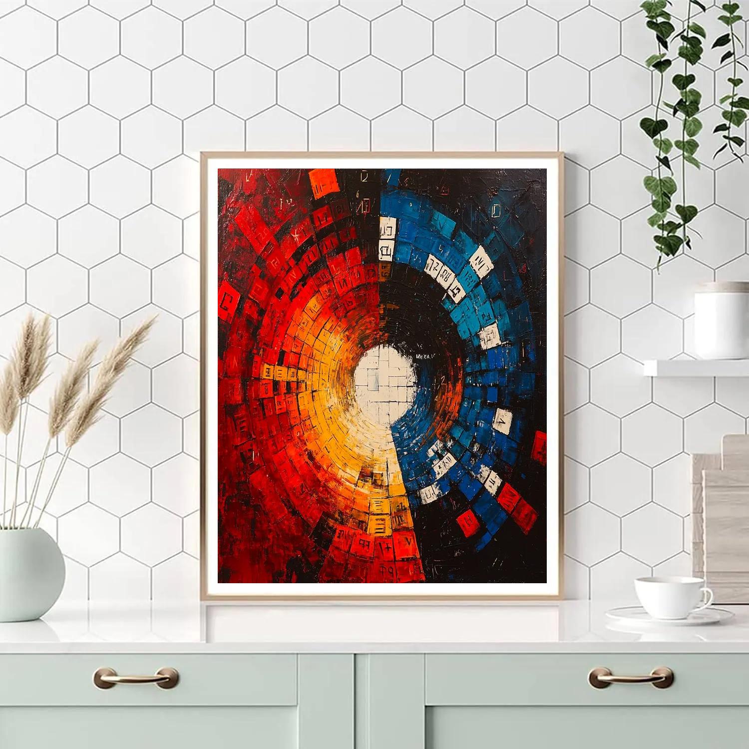 Jean-Michel Basquiat Inspired Nebula Echoes Of Identity Paint by numbers art