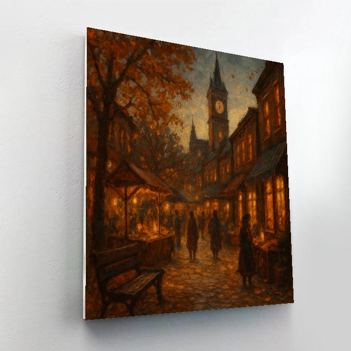 Clock Tower Lantern Market Paint by numbers kits