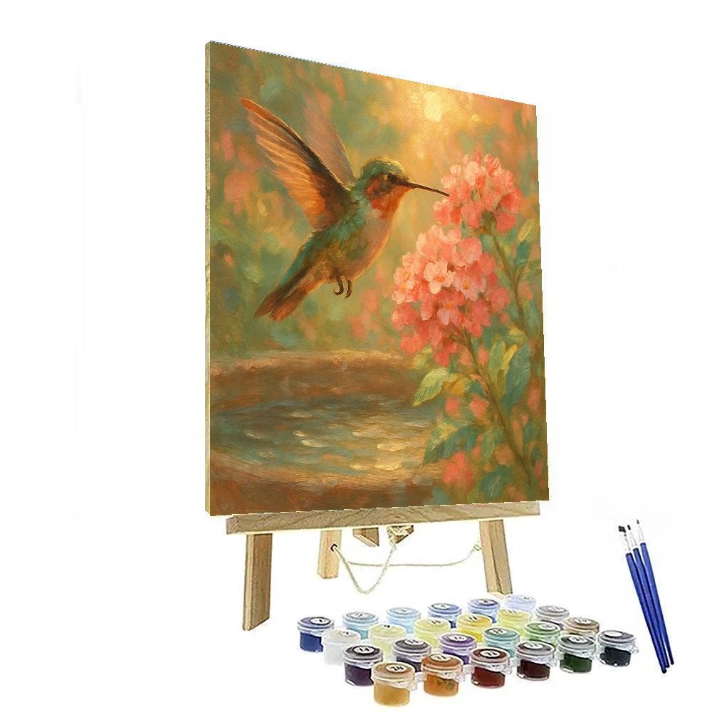 Hummingbird Hearthside Stillness Numbered painting kits