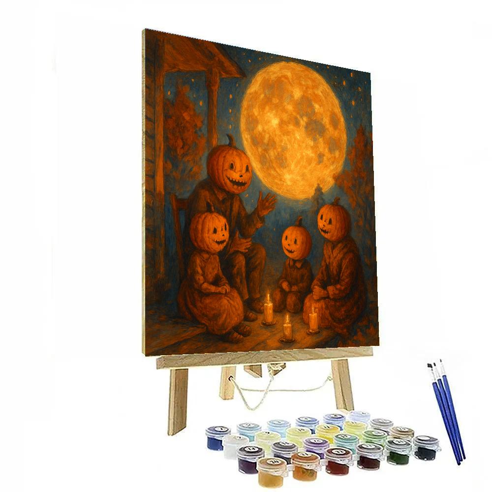 Harvest Moon Storytime Paint by numbers art