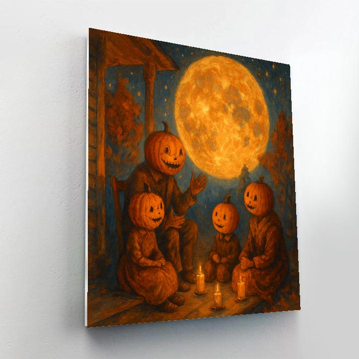 Harvest Moon Storytime Paint by numbers art