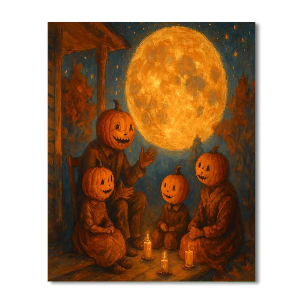 Harvest Moon Storytime Paint by numbers art